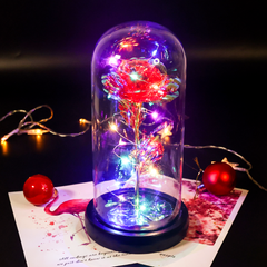 Galaxy Rose with LED Lights Flower Gifts 3 Days Delivery