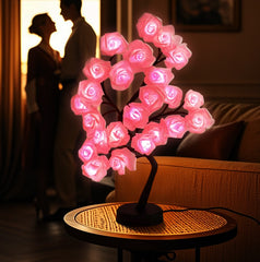 Valentine's Day Gifts - Rose Tree Lamp Romantic Night Light Atmosphere Decor