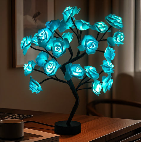 Flower Lamp Tree Rose Lamps Fairy Desk Night Lights
