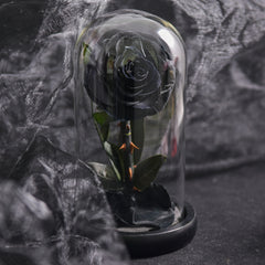 Forever Rose Everlasting Rose in Glass Dome 3 Days Delivery - Purple