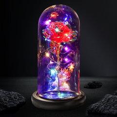 Gifts for Her Galaxy Three Rose Ornament with LED Lights 3 Days Delivery