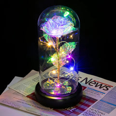 Galaxy Rose with LED Lights Flower Gifts 3 Days Delivery