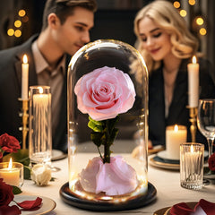 Forever Rose with LED Lights 3 Days Delivery - Red